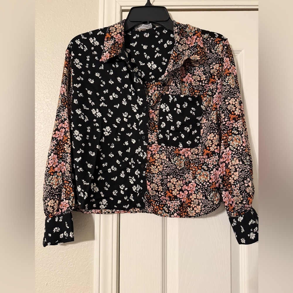 Zara Multicolor Floral Blouse